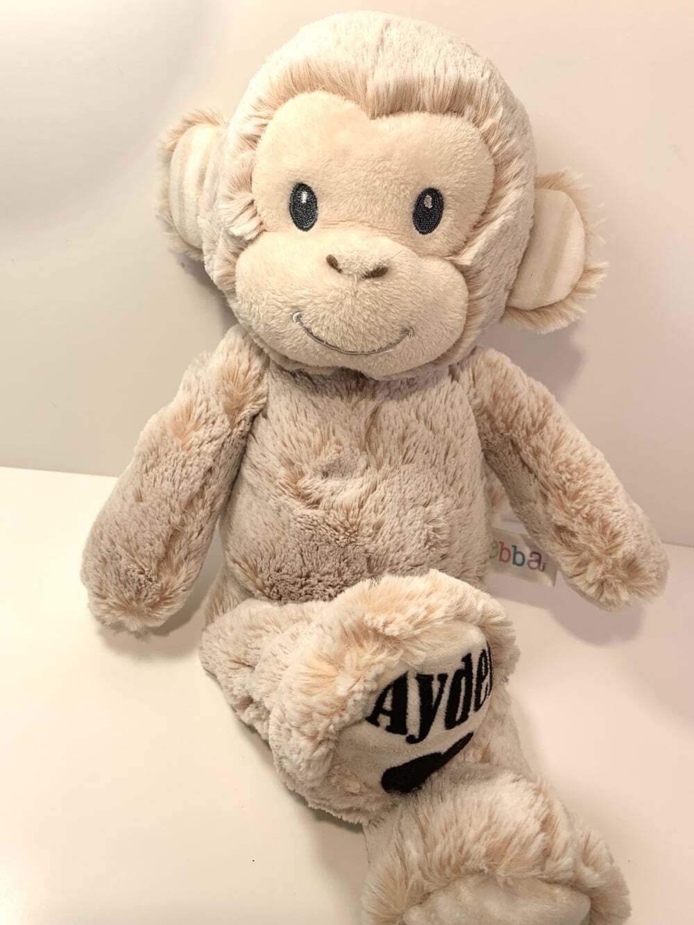 Ayden Ebba Personalized Monkey Plush 2022